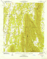 Villanow Georgia Historical topographic map, 1:24000 scale, 7.5 X 7.5 Minute, Year 1946