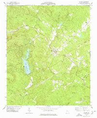Waleska Georgia Historical topographic map, 1:24000 scale, 7.5 X 7.5 Minute, Year 1974