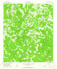 Warthen NW Georgia Historical topographic map, 1:24000 scale, 7.5 X 7.5 Minute, Year 1961