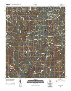 Warthen NW Georgia Historical topographic map, 1:24000 scale, 7.5 X 7.5 Minute, Year 2011