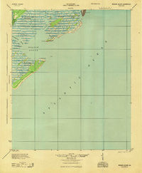 Wassaw Sound Georgia Historical topographic map, 1:62500 scale, 15 X 15 Minute, Year 1945