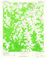 Watkinsville Georgia Historical topographic map, 1:24000 scale, 7.5 X 7.5 Minute, Year 1964