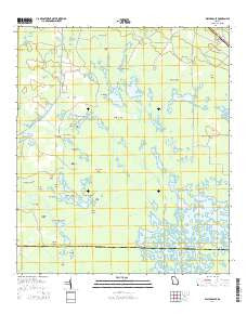 Waycross SE Georgia Current topographic map, 1:24000 scale, 7.5 X 7.5 Minute, Year 2014