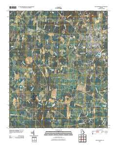 Waynesboro Georgia Historical topographic map, 1:24000 scale, 7.5 X 7.5 Minute, Year 2011