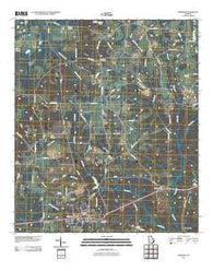 Whigham Georgia Historical topographic map, 1:24000 scale, 7.5 X 7.5 Minute, Year 2011
