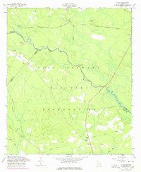 Willie Georgia Historical topographic map, 1:24000 scale, 7.5 X 7.5 Minute, Year 1958
