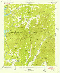 Wilscot Georgia Historical topographic map, 1:24000 scale, 7.5 X 7.5 Minute, Year 1946