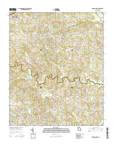 Winder North Georgia Current topographic map, 1:24000 scale, 7.5 X 7.5 Minute, Year 2014