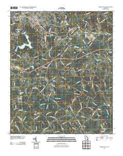 Winder South Georgia Historical topographic map, 1:24000 scale, 7.5 X 7.5 Minute, Year 2011