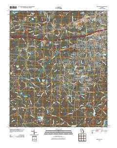 Winston Georgia Historical topographic map, 1:24000 scale, 7.5 X 7.5 Minute, Year 2011