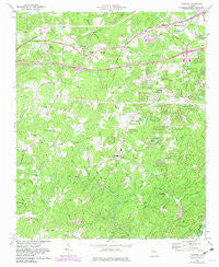 Winston Georgia Historical topographic map, 1:24000 scale, 7.5 X 7.5 Minute, Year 1973