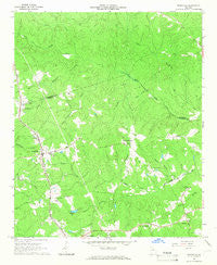 Woodville Georgia Historical topographic map, 1:24000 scale, 7.5 X 7.5 Minute, Year 1965