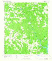 Worthville Georgia Historical topographic map, 1:24000 scale, 7.5 X 7.5 Minute, Year 1964