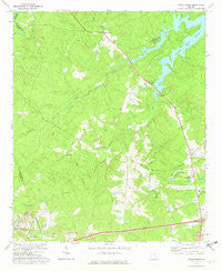 Wrightsboro Georgia Historical topographic map, 1:24000 scale, 7.5 X 7.5 Minute, Year 1972