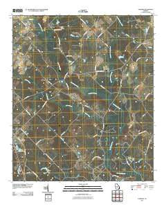Yonkers Georgia Historical topographic map, 1:24000 scale, 7.5 X 7.5 Minute, Year 2011
