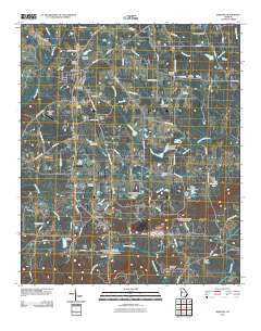 Zebulon Georgia Historical topographic map, 1:24000 scale, 7.5 X 7.5 Minute, Year 2011