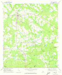 Zebulon Georgia Historical topographic map, 1:24000 scale, 7.5 X 7.5 Minute, Year 1971
