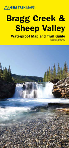 Buy map Bragg Creek and Sheep Valley Map (Kananaskis Country)
