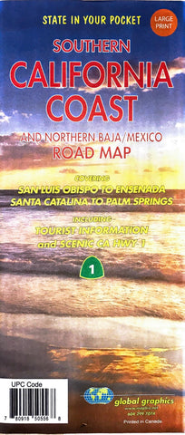 Buy map Southern California Coast