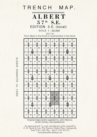 Buy map WWI: Albert (France) 57D SE Trench Map