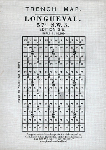 Buy map WWI: Longueval (France) 57C SW 3 Trench Map