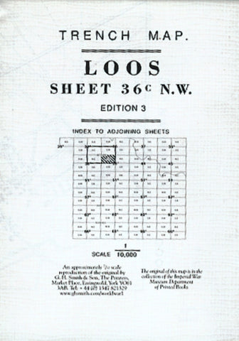 Buy map WWI Trench Map: Loos (France) & part of 1 Provisional Edition