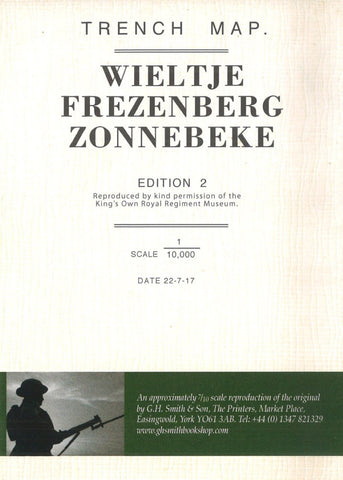 Buy map WWI: Wieltje - Frezenberg - Zonnebeke (Belgium) Trench Map