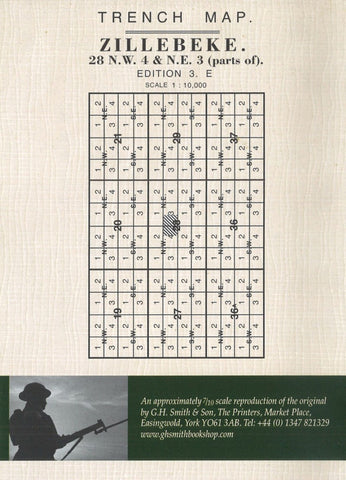 Buy map WWI: Zillebeke (Belgium) Trench Map
