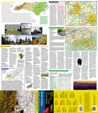 North Carolina GuideMap by National Geographic Maps - Front of map