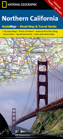 Buy map California, Northern GuideMap by National Geographic Maps
