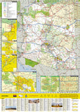Arizona GuideMap by National Geographic Maps - Back of map