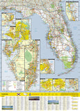 Florida GuideMap by National Geographic Maps - Back of map