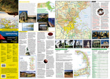 Massachusetts GuideMap by National Geographic Maps - Front of map