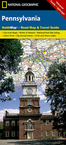 Buy map Pennsylvania GuideMap by National Geographic Maps