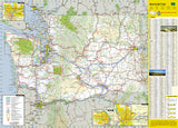 Washington GuideMap by National Geographic Maps - Back of map