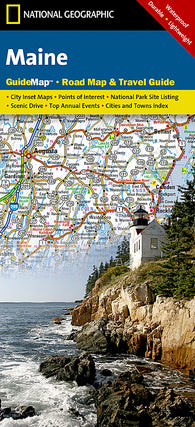 Buy map Maine GuideMap by National Geographic Maps