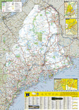 Maine GuideMap by National Geographic Maps - Back of map