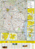 Georgia GuideMap by National Geographic Maps - Back of map