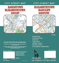 Buy map Elizabethtown : Radcliff : Bardstown : city street map = Bardstown : Elizabethtown : Radcliff : city street map