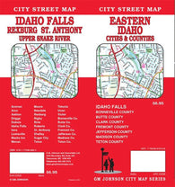 Buy map Eastern Idaho : cities & counties : city street map