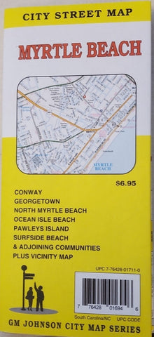 Buy map Myrtle Beach : city street map