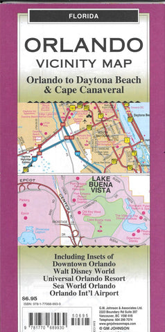 Buy map Orlando Vicinity Map
