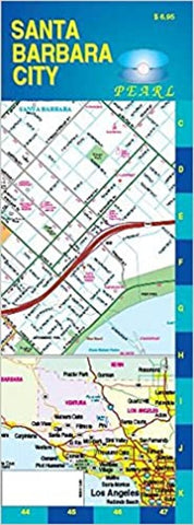 Buy map Santa Barbara City : pearl