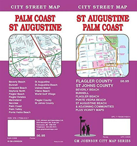 Buy map St Augustine : Palm Coast : city street map