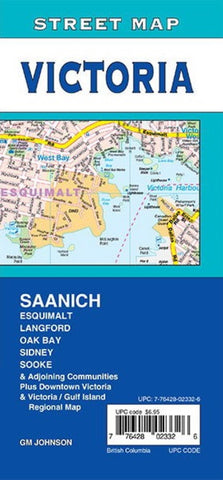 Buy map Victoria, British Columbia Street Map