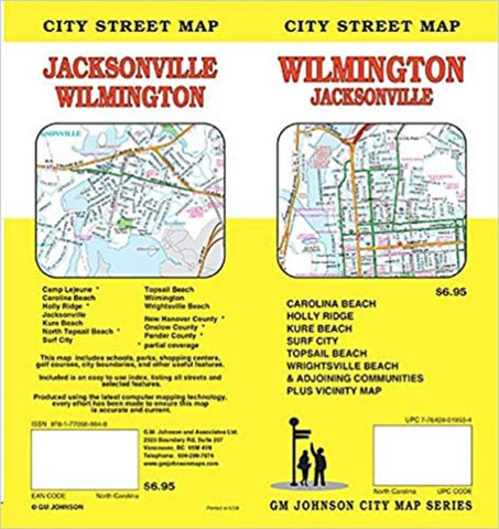 Buy map Camp Lejeume*, Carolina Beach, Holly Ridge *, Jacksonville, Kure Beach, North Topsail Beach*, Surf City, Topsail Beach, Wilmington, Wrightsville Beach, New Hanover County*, Onslow County*, Pender County* *Partial Coverage