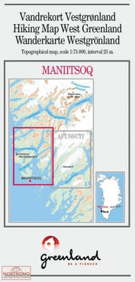 Buy map Maniitsoq hiking map