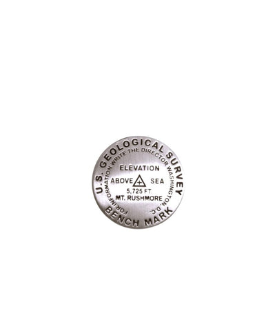 Buy map Mt. Rushmore benchmark lapel pin