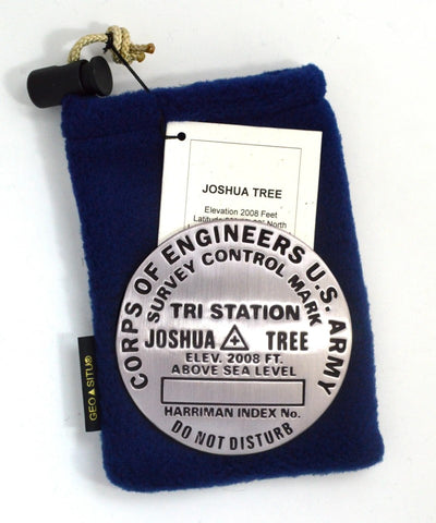 Buy map Joshua Tree, Joshua Tree National Park, California benchmark paperweight