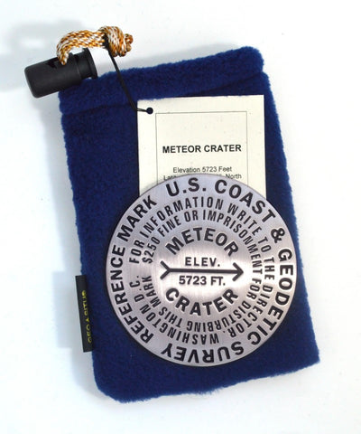 Buy map Meteor Crater, Arizona paperweight